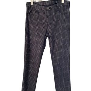 NEW!! AG Plaid Mid-Rise Ankle Cigarette Pants